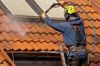 Démoussage et hydrofuge de toiture à Limpiville